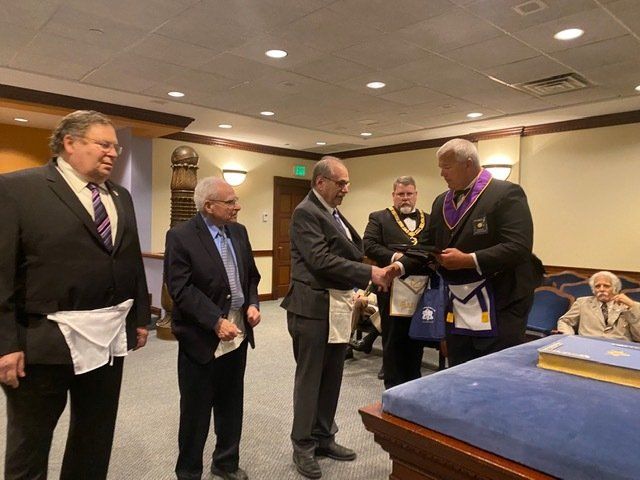 Service Pin ceremony