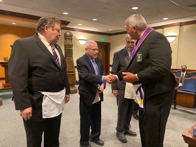 Service Pin ceremony