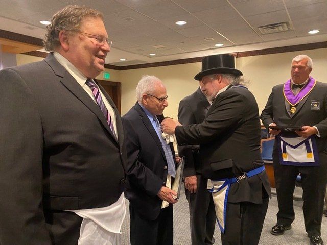 Service Pin ceremony