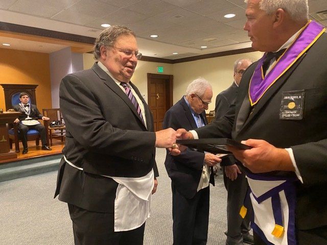 Service Pin ceremony