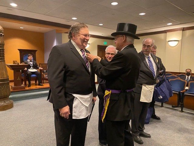 Service Pin ceremony