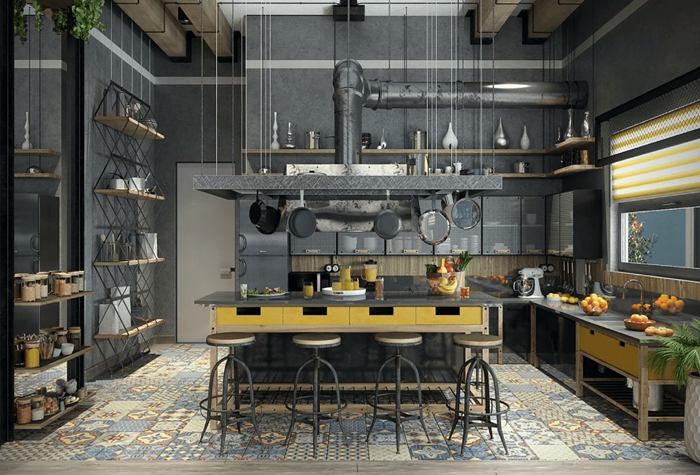 Estilos de cocinas integrales modernas