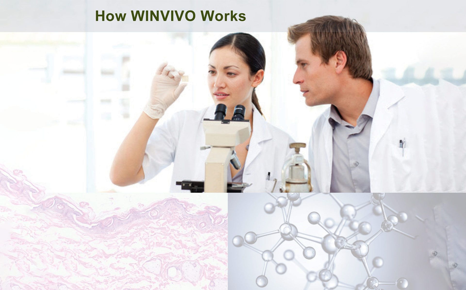A man and a woman are looking through a microscope.