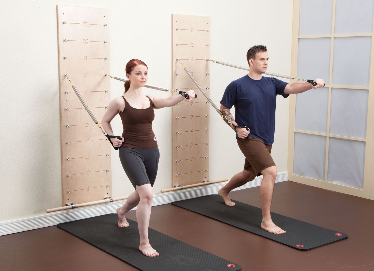 Springboard with Push-Through Bar