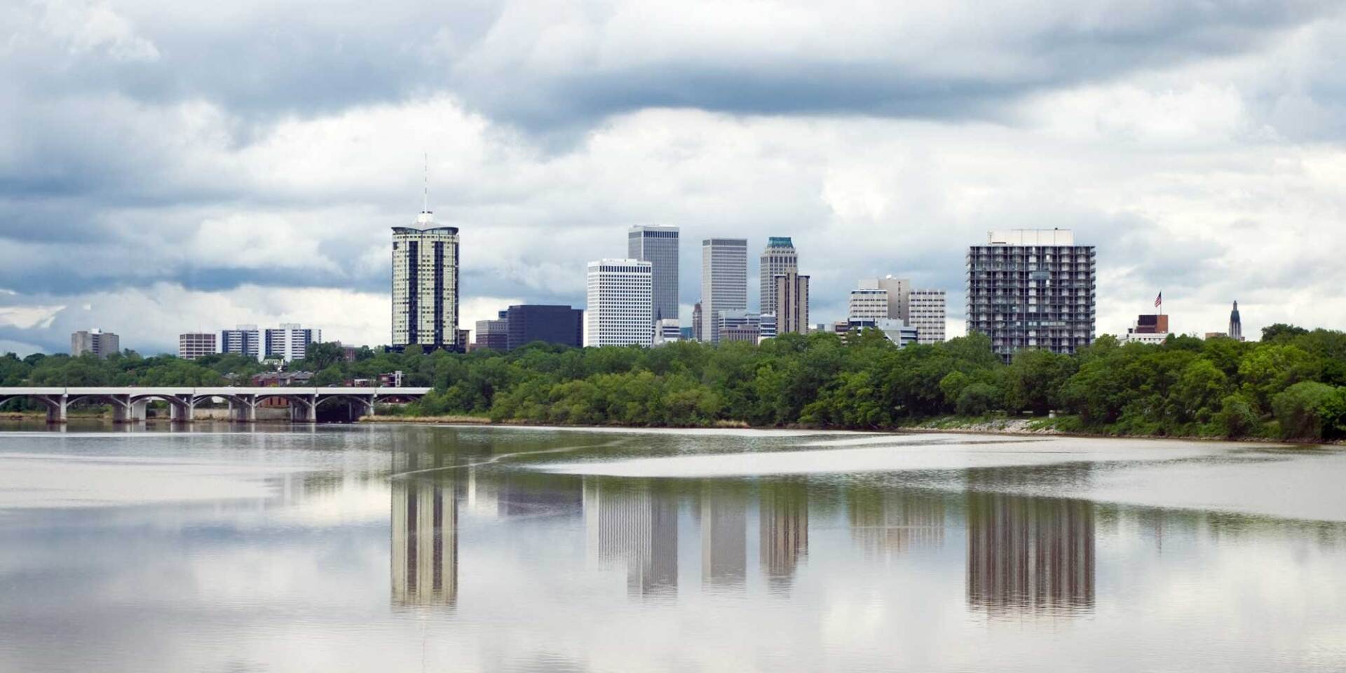 City Skyline above a body of water
