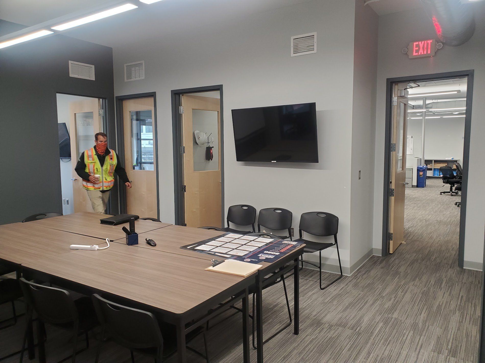 Interior of office