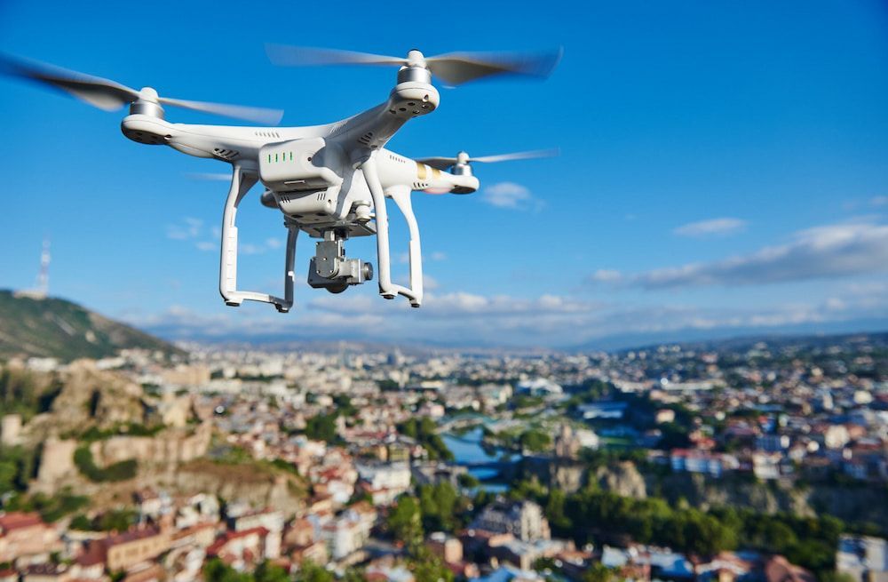 A Drone is Flying Over a City — Frontier Connect in Chinchilla, QLD