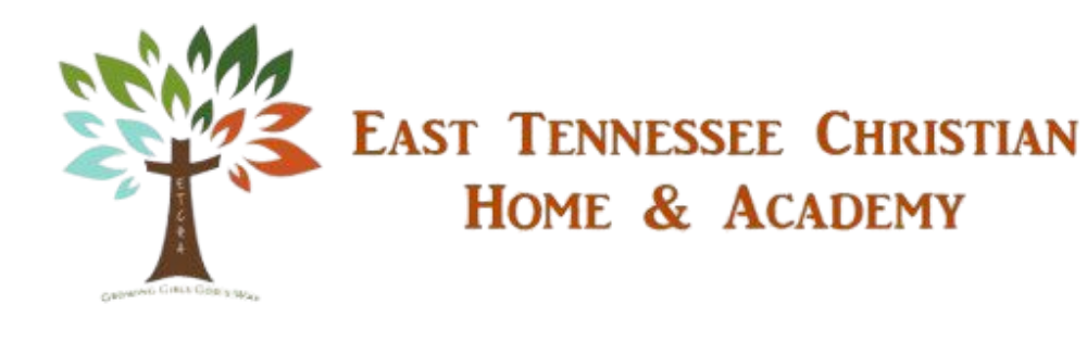 East Tennessee Christian Home & Academy logo with a tree and colorful leaves