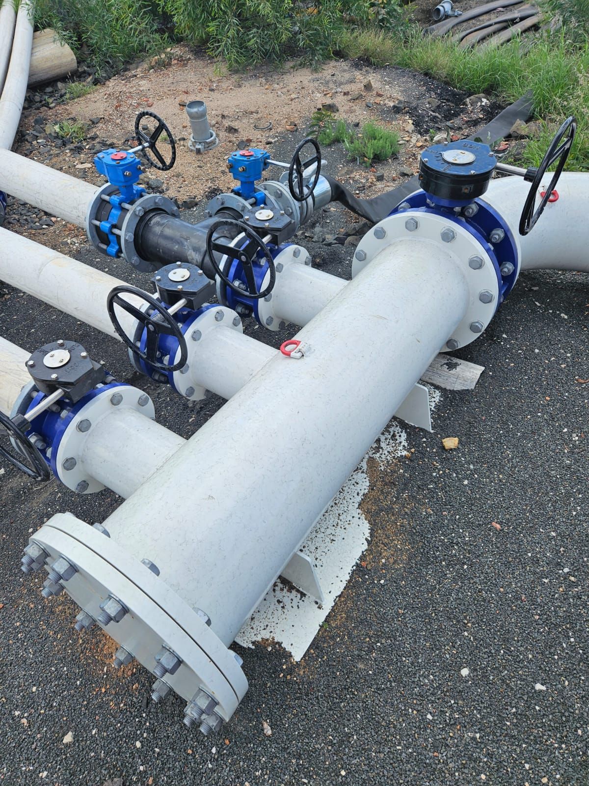 Fabricated Steel Spool for mine dewatering. Forcequip Glanmire QLD