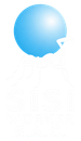Icono de bocadillo de diálogo azul con una cola de chat blanca sobre fondo claro