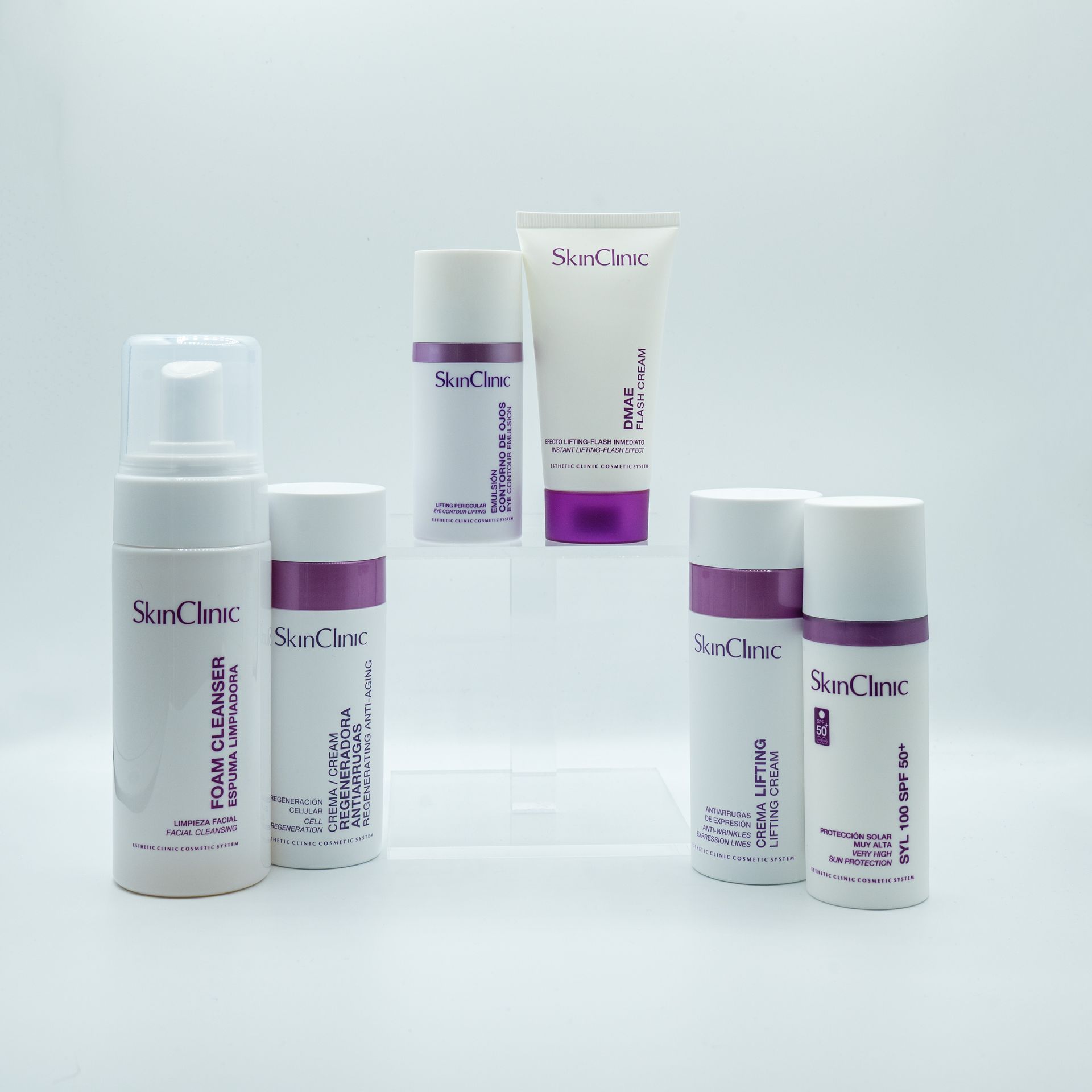 Gustil professional skincare selection for lifting, firming and skin rejuvenation