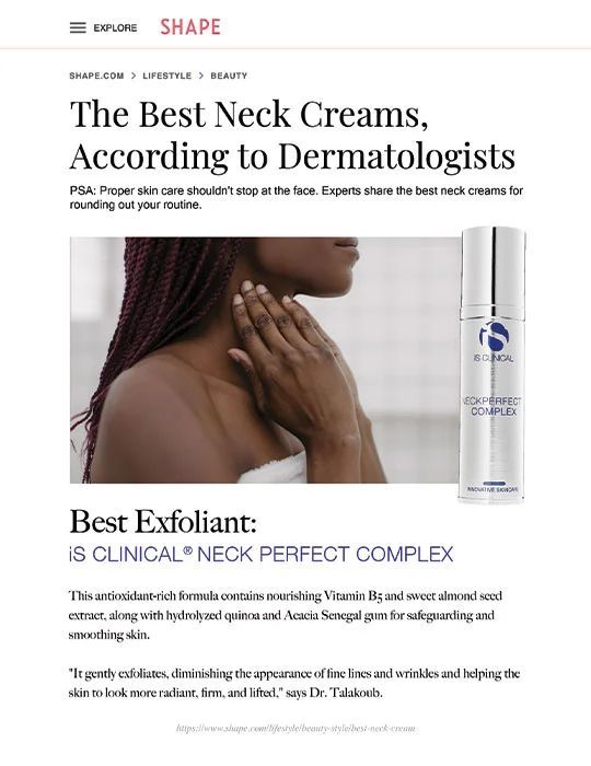 iS Clinical NeckPerfect Testimonial