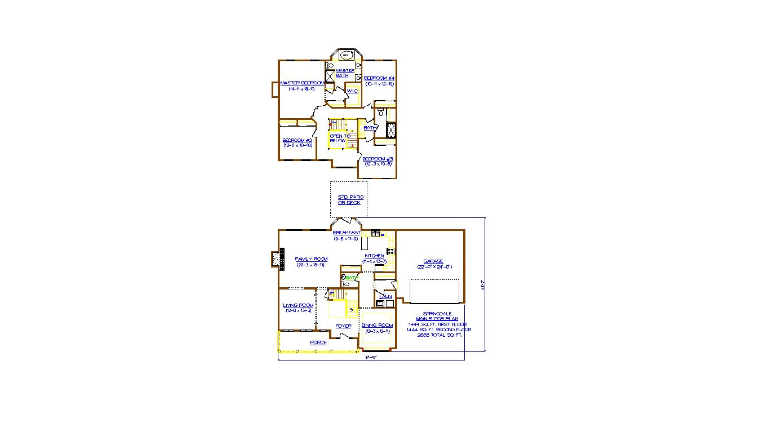 A floor plan of a house on a white background.