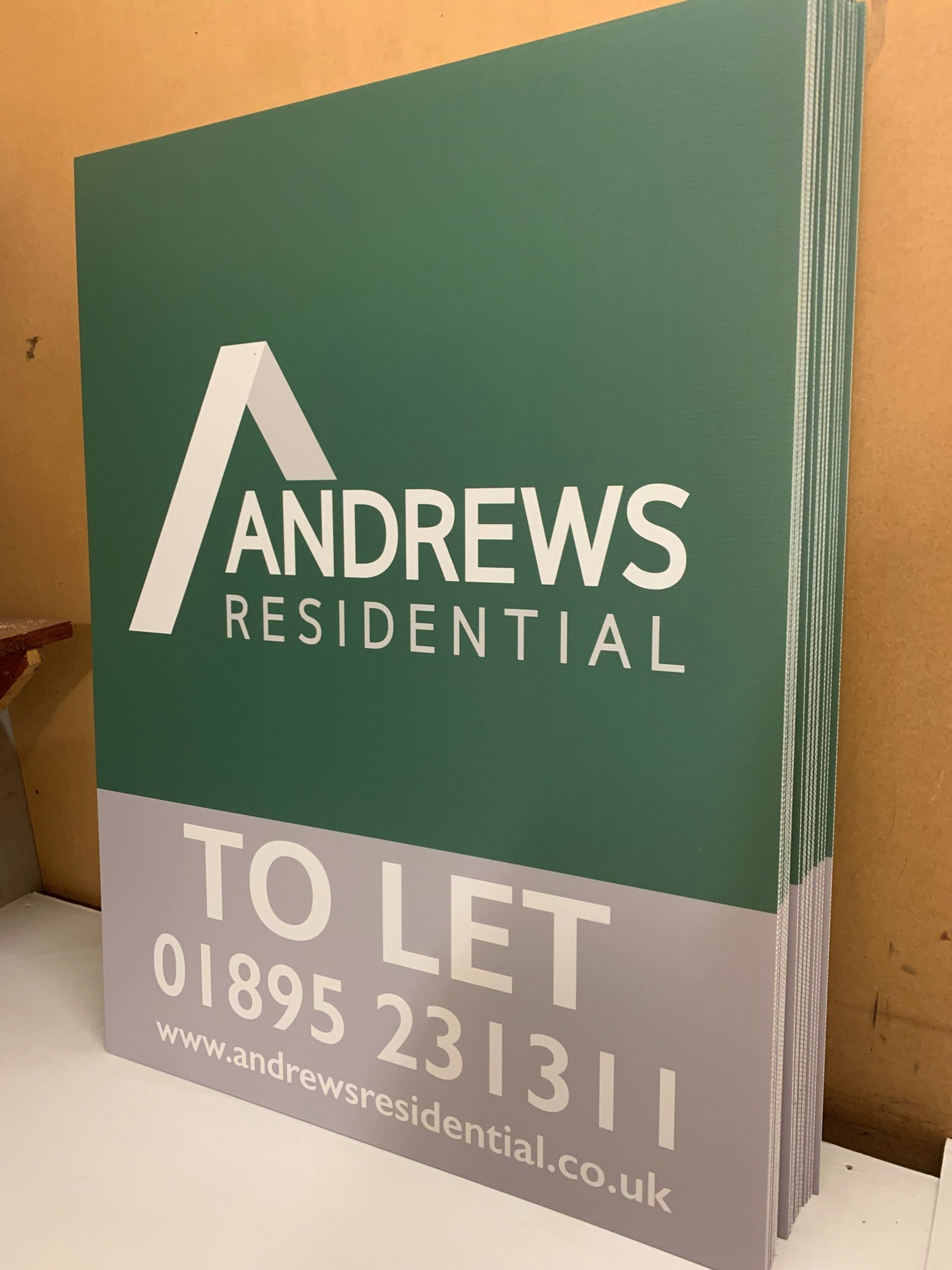 Stack of printed Correx agents boards ready to be delivered