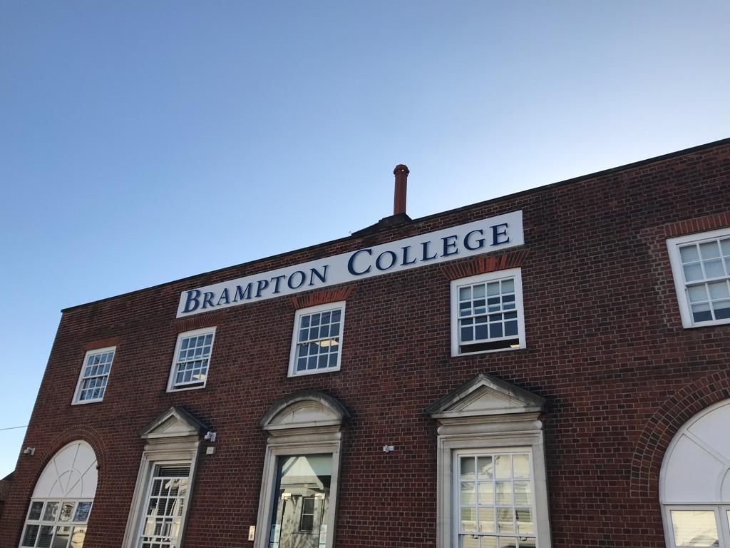 Brampton College Building Sign