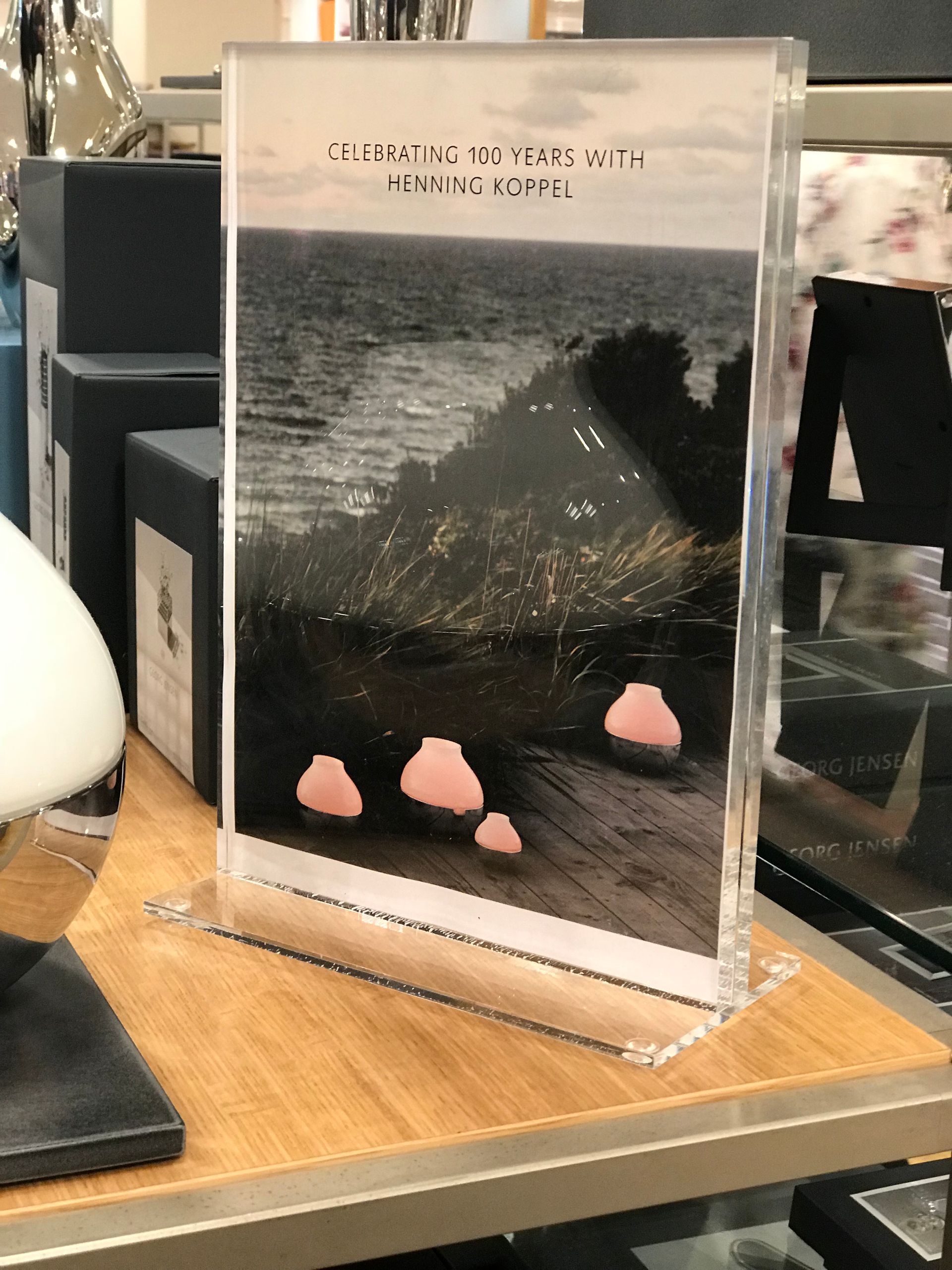 Clear perspex picture frame