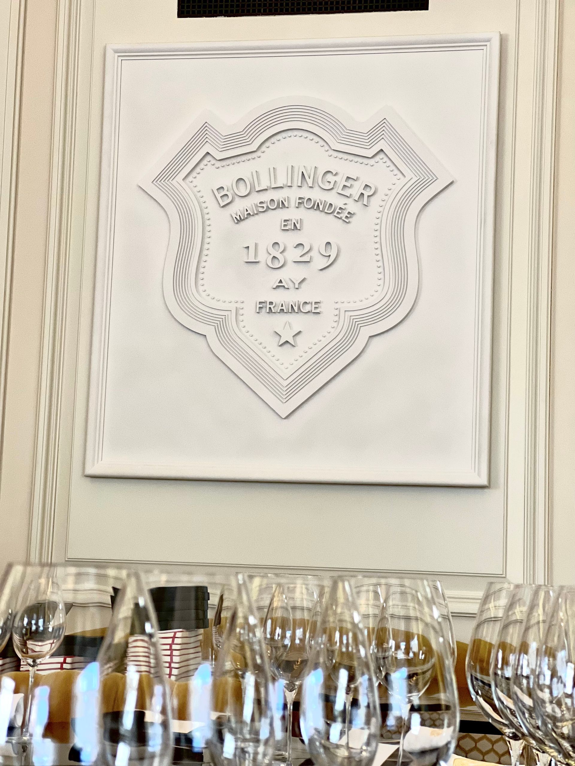 Bollinger precision Laser cut branded display