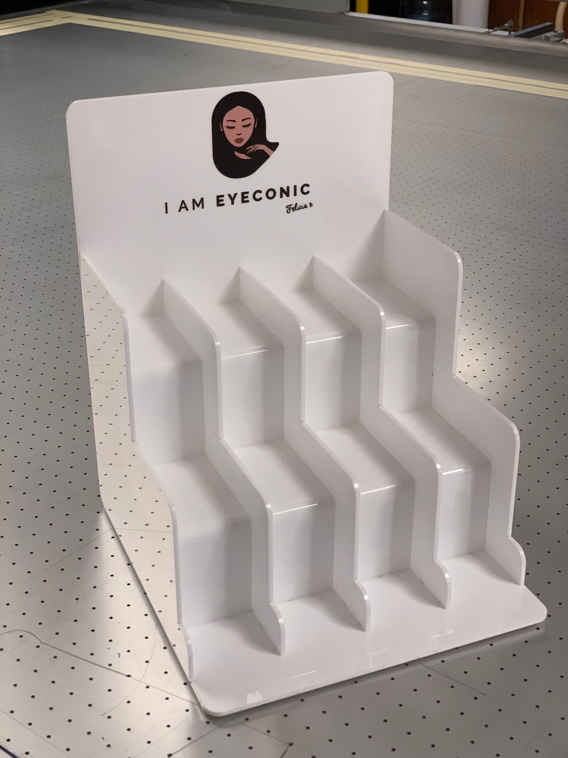 Acrylic fabricated point of sale