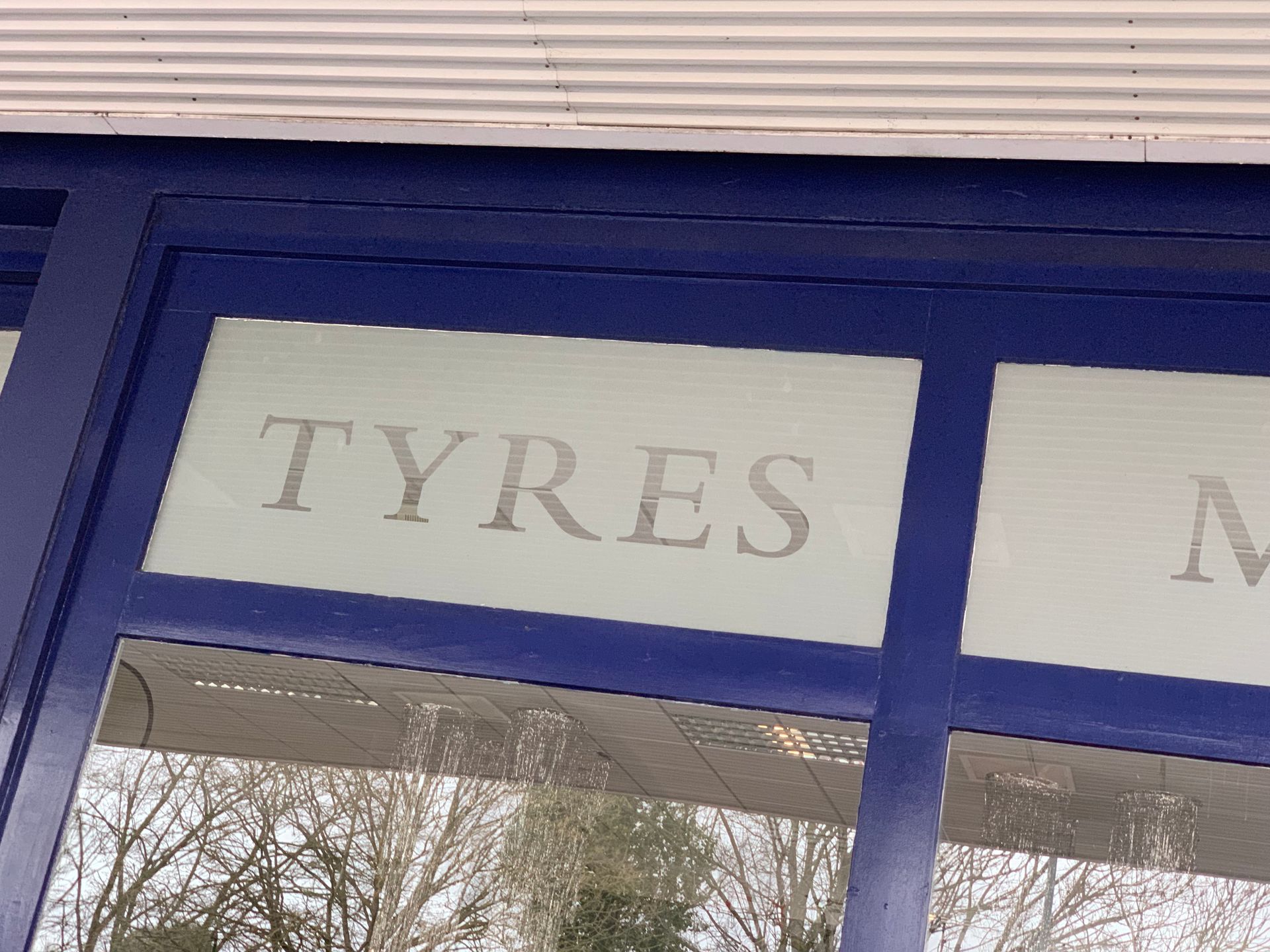 Frosted vinyl window clings