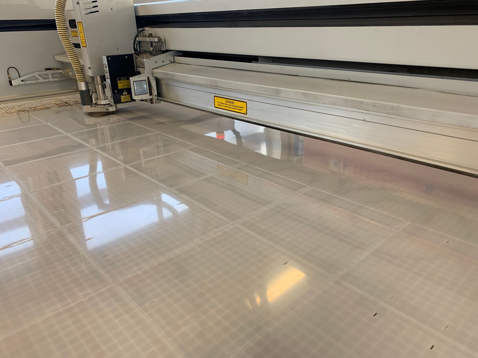 CNC cutter in action
