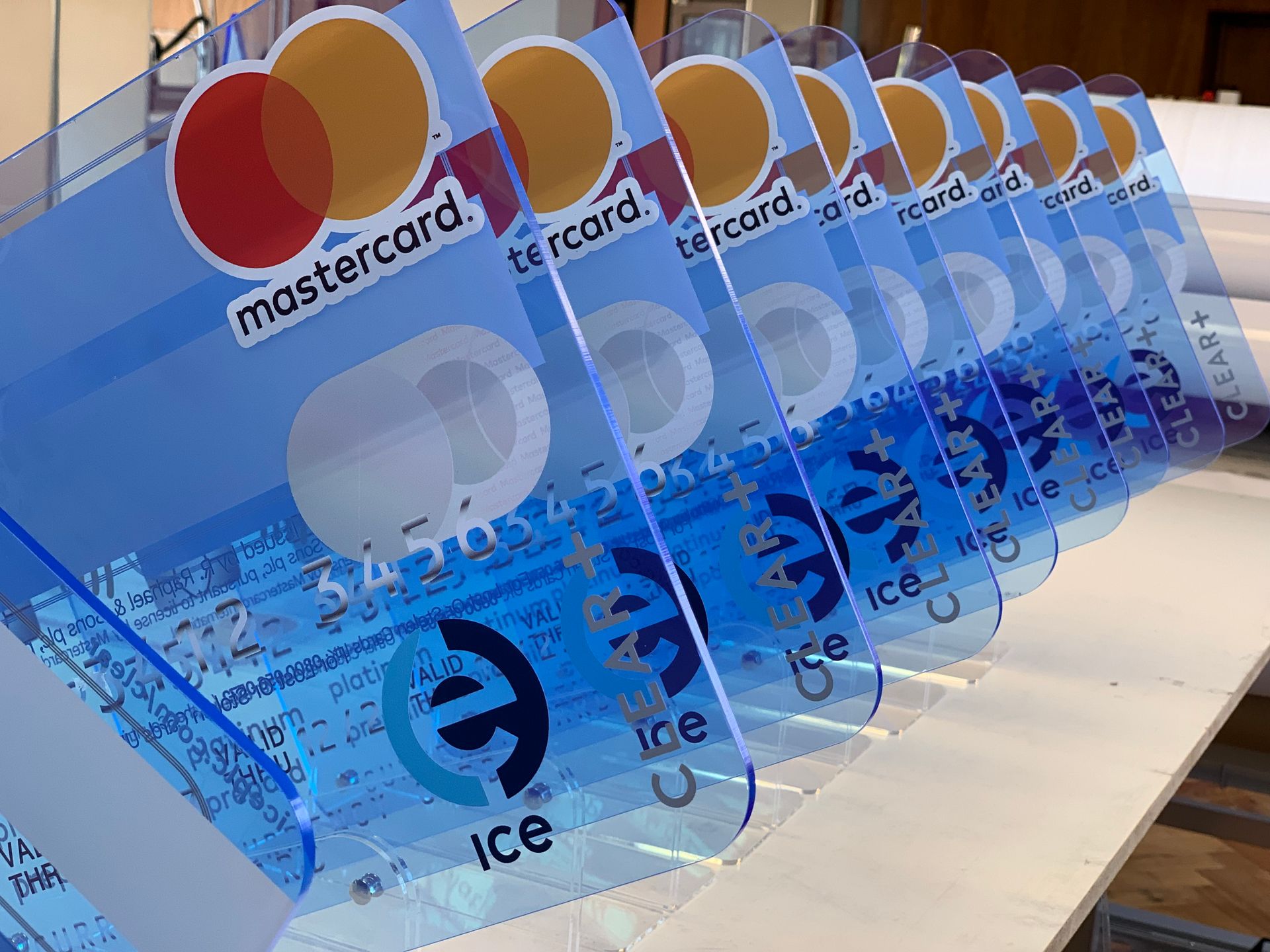 Master card direct print to perspex