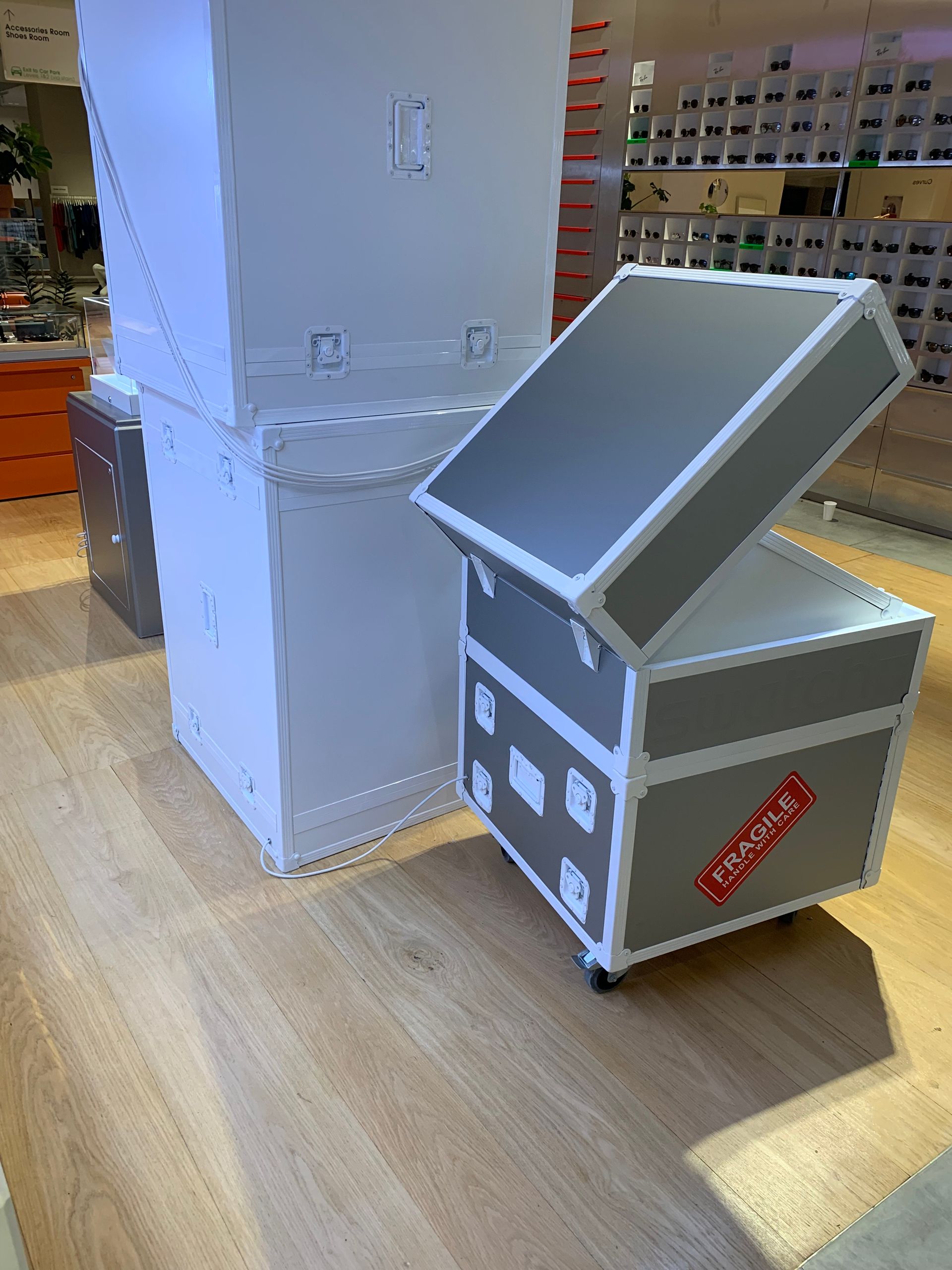 Unique display plinths