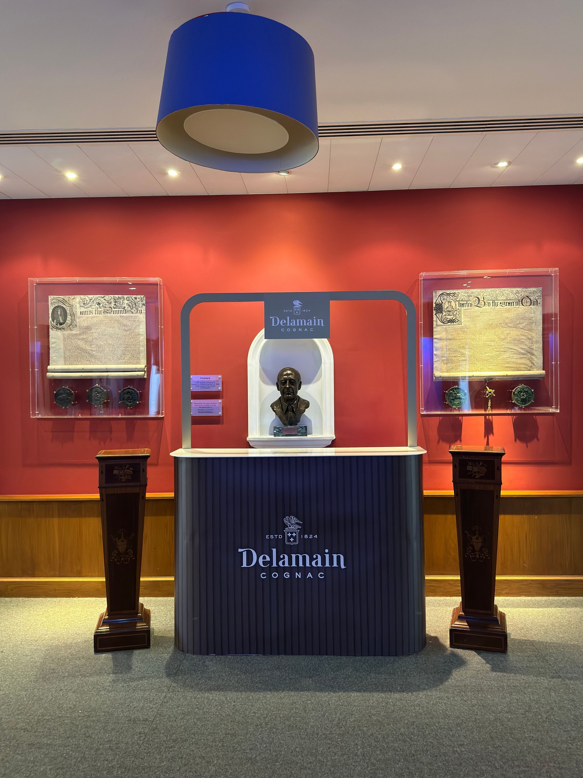 Delamain Cognac Promotional counter print and manufacture