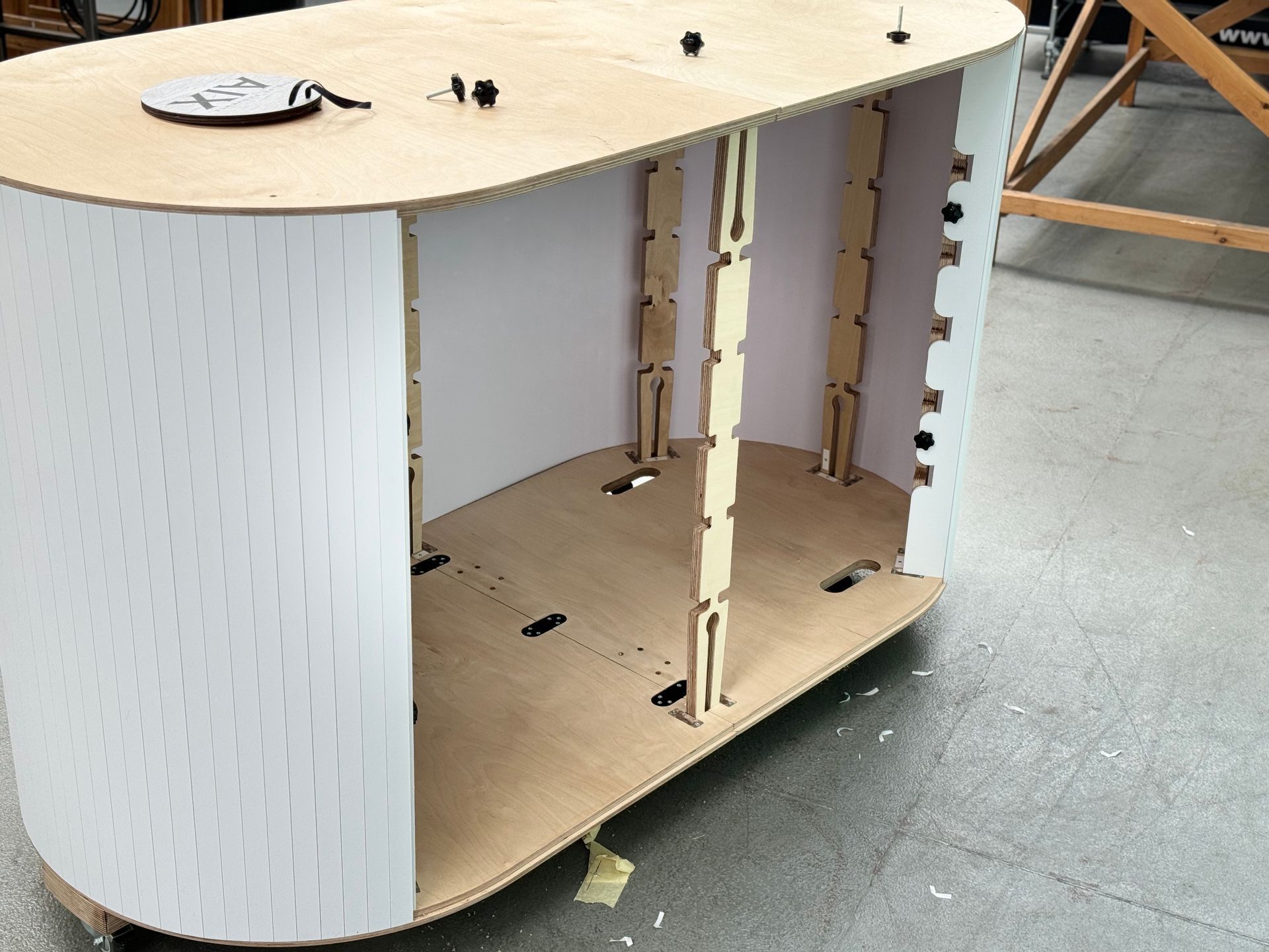 Manufacturing of AIX Vin De Provence bespoke promotional counter