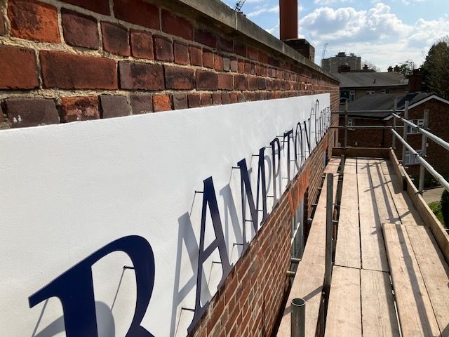 building stand-off lettering manufacturing