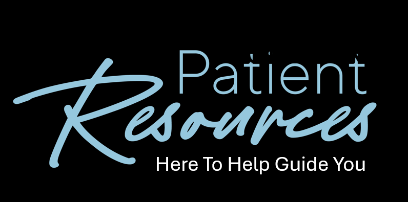 Logo with light blue text