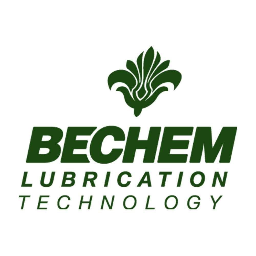 Logo BECHEM Lubrication Technology in verde su sfondo bianco.