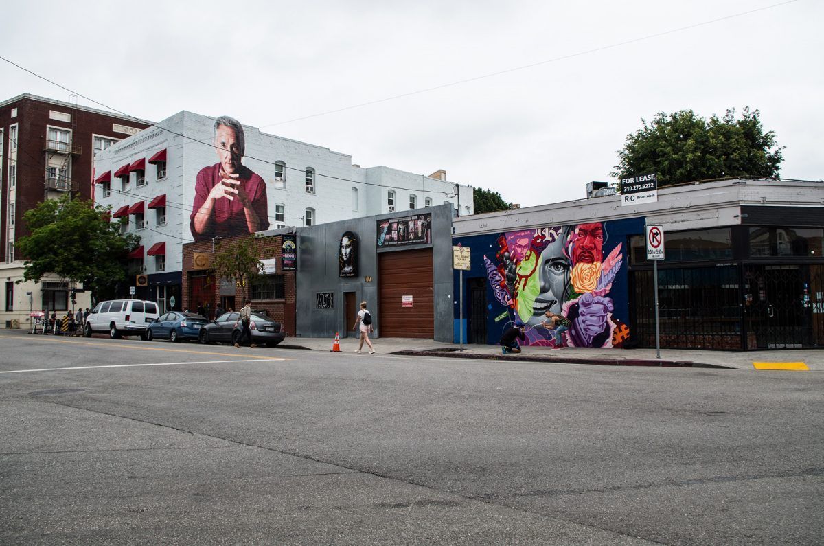 DTLA Arts District neighborhood street view