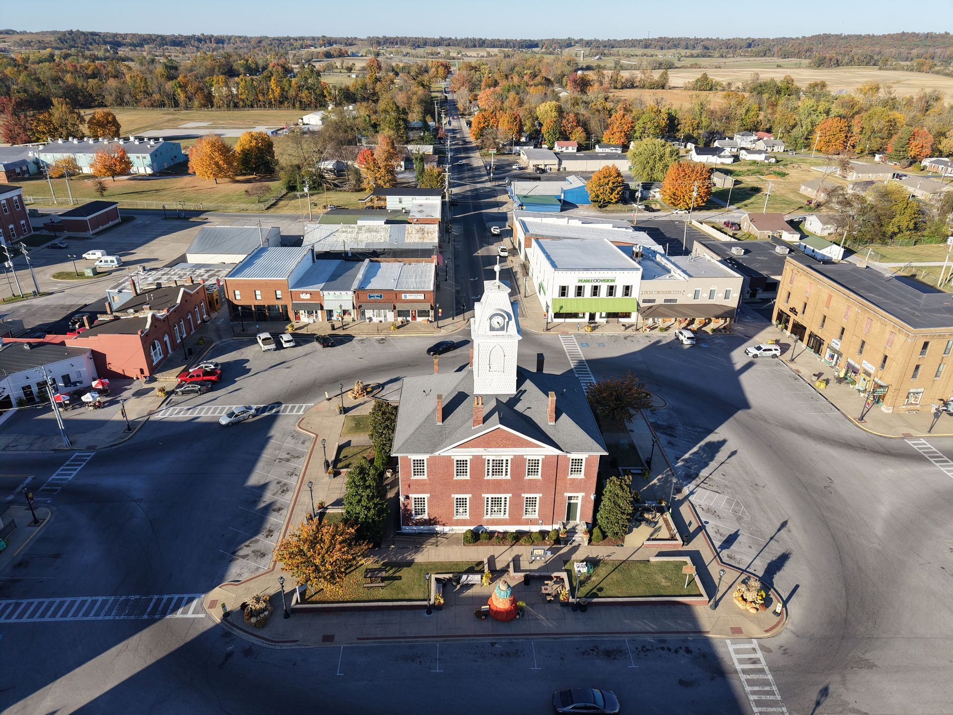 Town from above