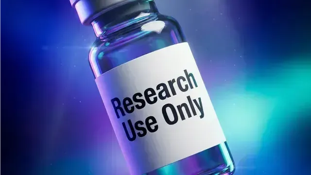 Vial labeled 