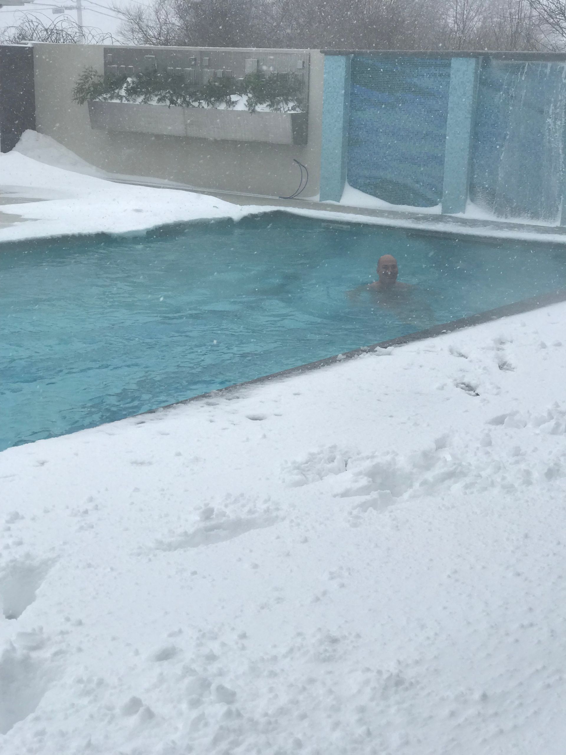 winter pool