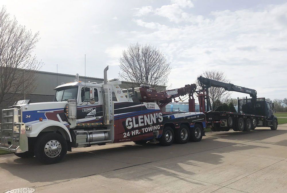 Heavy Duty Towing — Green Bay, WI — Glenn’s 24hr Towing