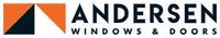 Andersen Windows & Doors logo with an orange, black, and white geometric shape.