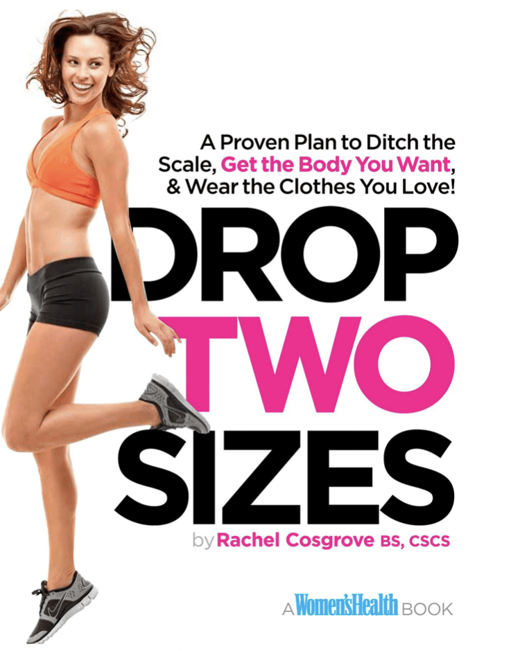 Book cover: woman in workout clothes jumps, title