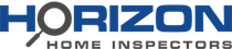 Horizon Home Inspectors logo with blue and gray text