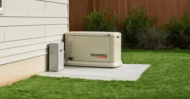 generator installation by certified electrician