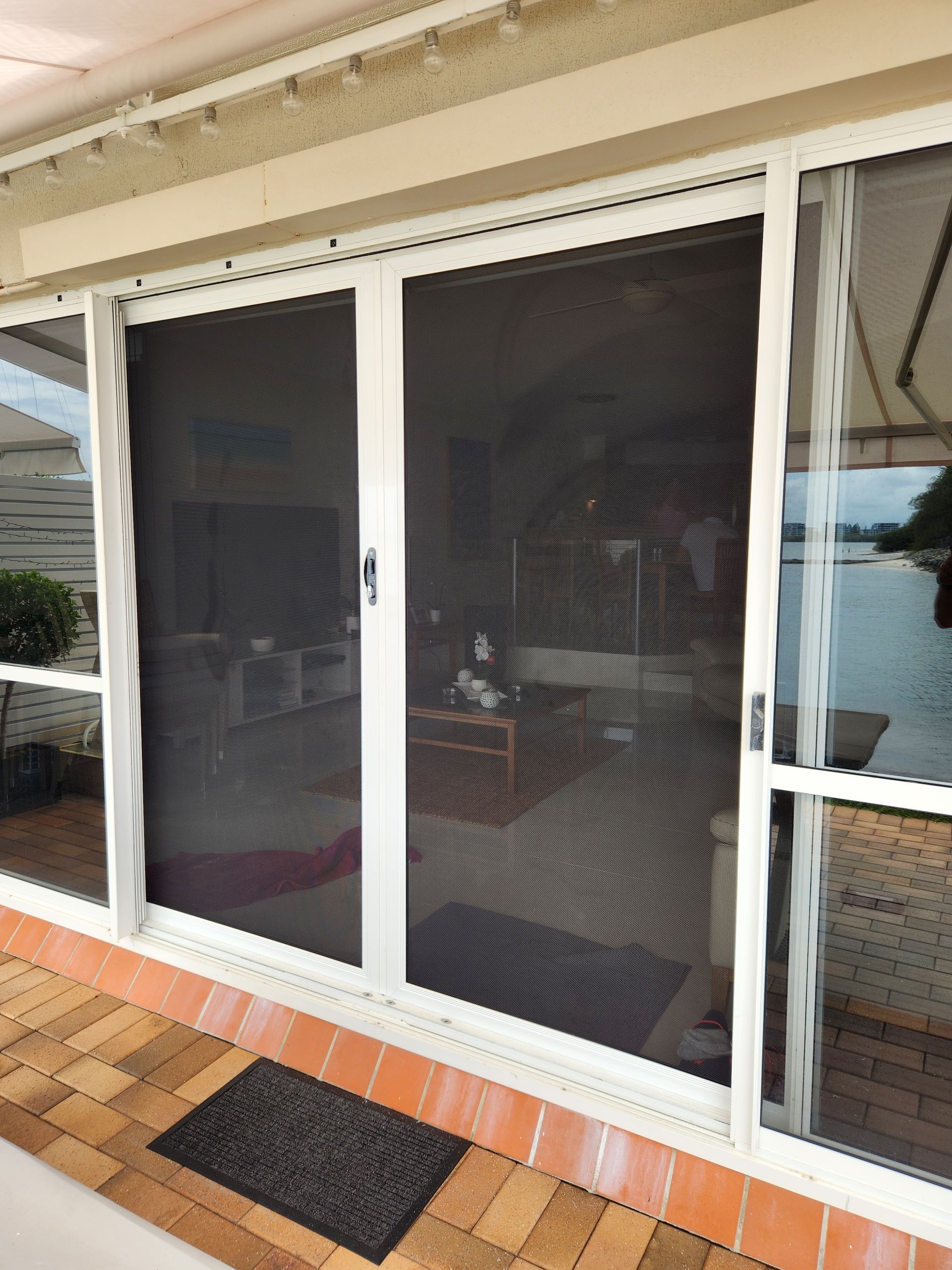 Fly Screen Corner Stackers — Smart Screens Qld in Ormeau, QLD
