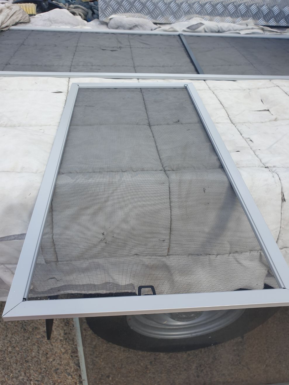 Fly Screen Remeshing in Progress  — Smart Screens Qld in Ormeau, QLD