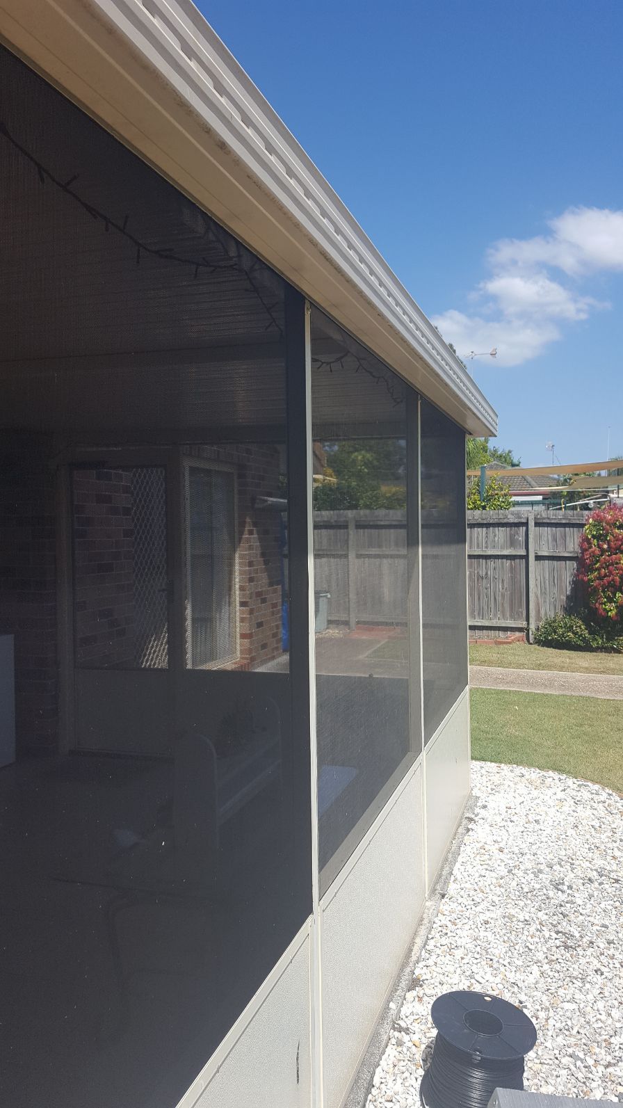 New & Old Mesh Florida Room — Smart Screens Qld in Ormeau, QLD