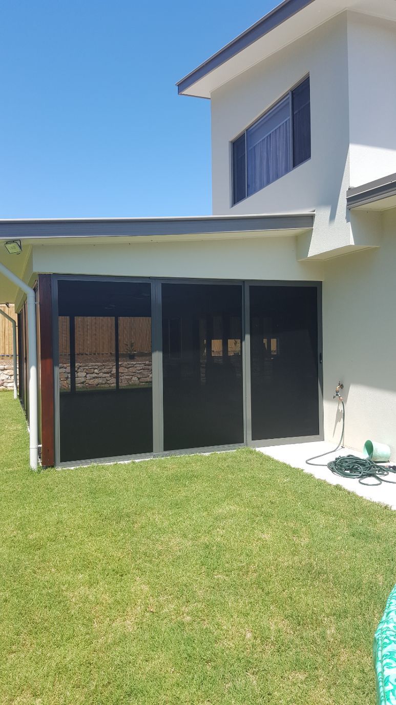 Perforated Aluminium Security Enclosure — Smart Screens Qld in Ormeau, QLD