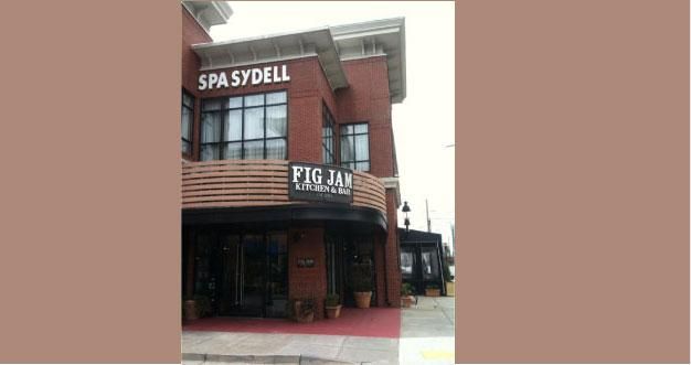 Spa Sydell building with a red brick exterior.  