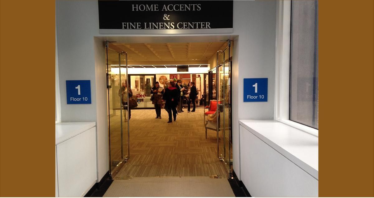 Entryway to a store labeled 