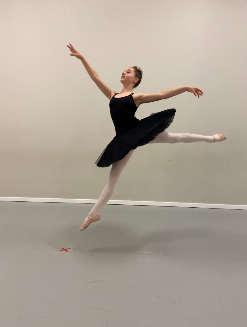 A Woman and a Little Girl Are Dancing Ballet Together in a Room — Studi-O Dance School In Gateshead, NSW