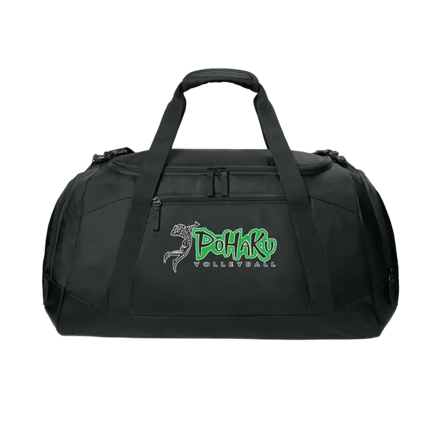 Pohaku Volleyball Club black duffel bag