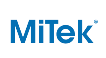 MiTek logo in blue, consisting of the word
