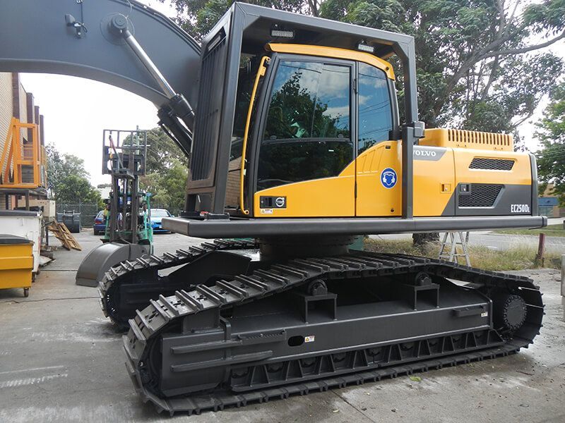Excavator guarding